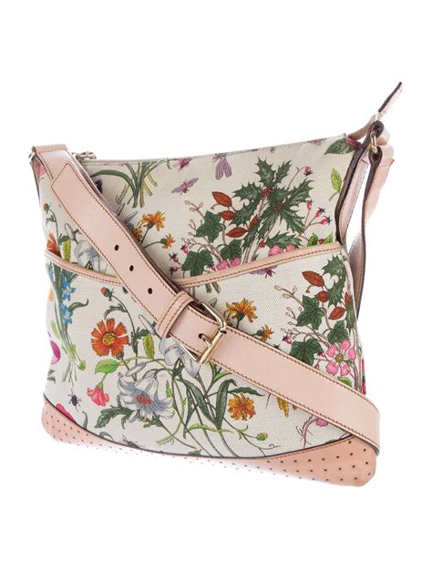 gucci floral print crossbody bag|crossbody gucci side bag.